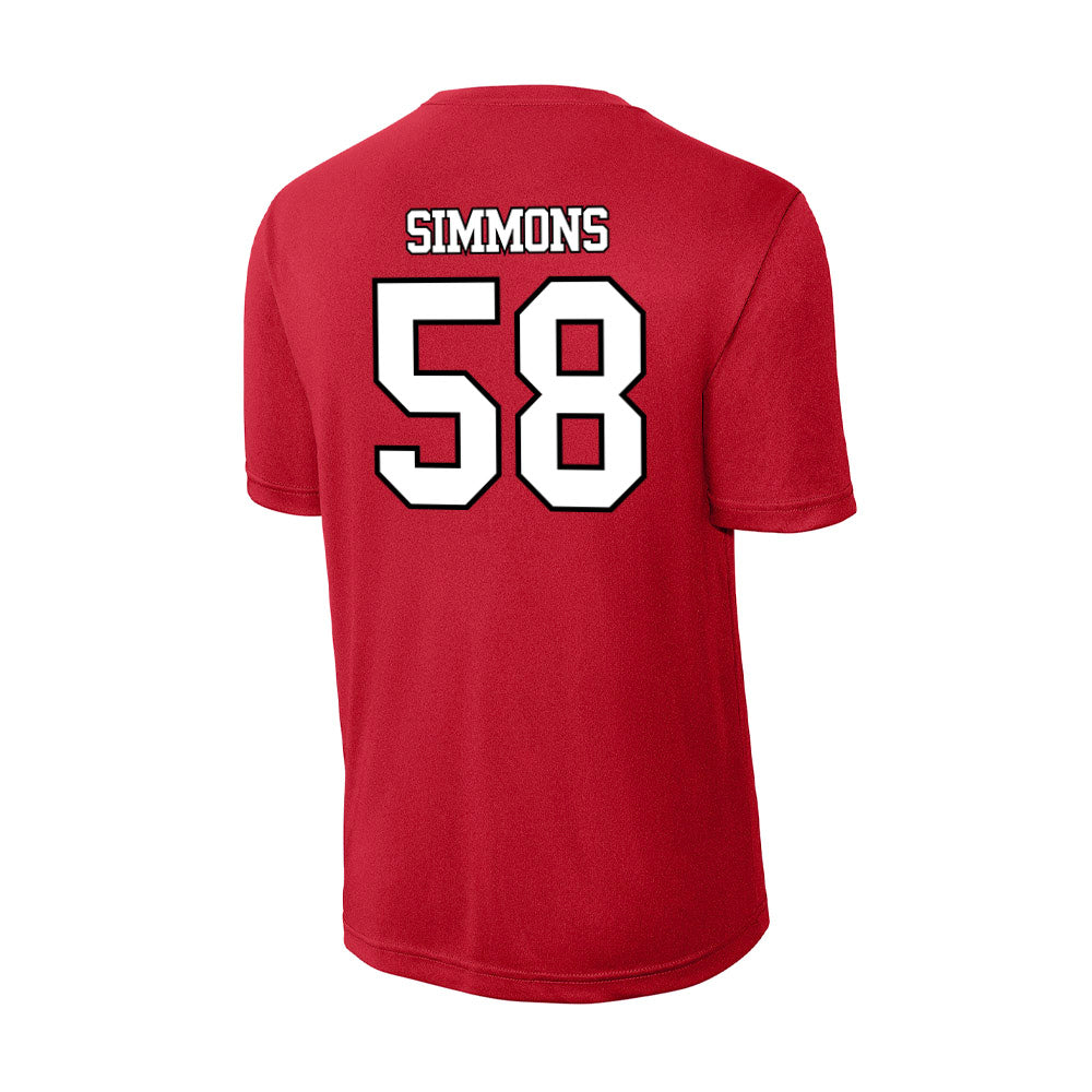 Maryland - NCAA Football : Joshua Simmons - Activewear T-Shirt-1