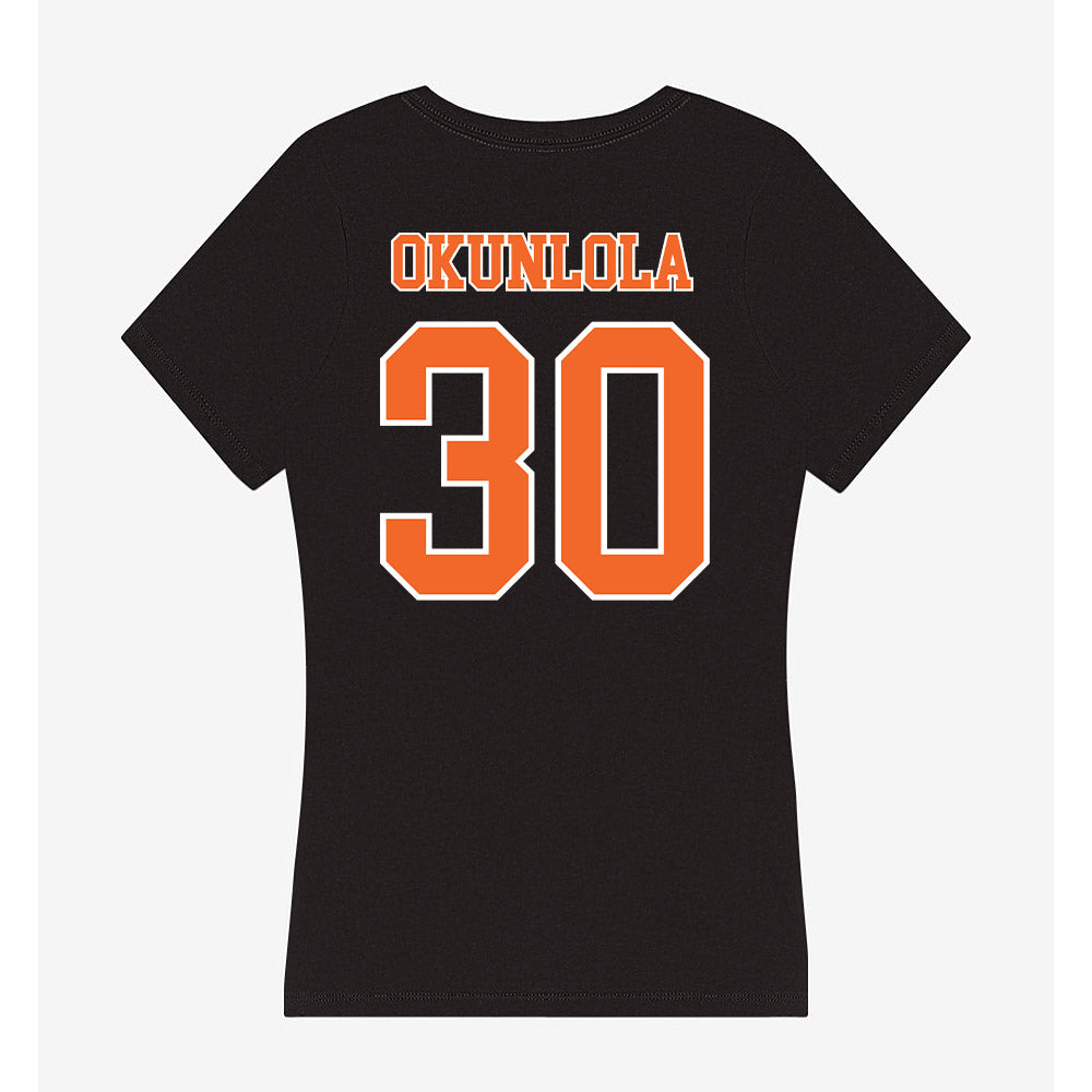 Clemson - NCAA Men's Soccer : Remi Okunlola - Women's V-Neck T-Shirt-1