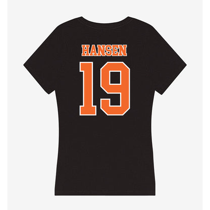 Clemson - NCAA Men's Volleyball : Kate Hansen - Women's V-Neck T-Shirt-1