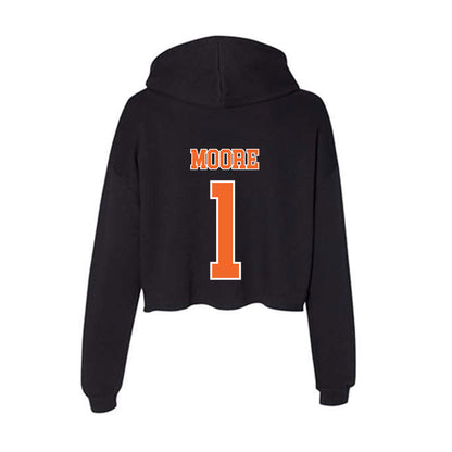 Clemson - NCAA Football : T.J. Moore - Women's Crop Fleece Hoodie-1