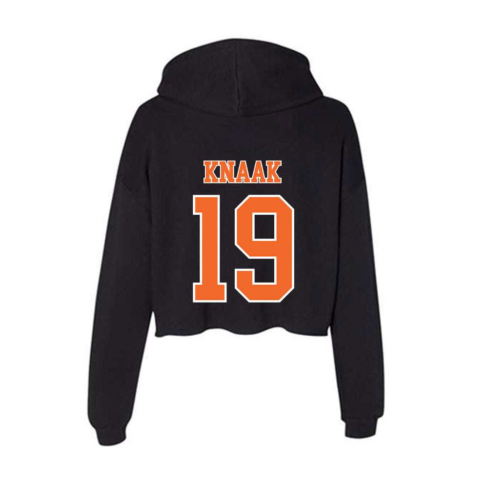 Clemson - NCAA Baseball : Aidan Knaak - Women's Crop Fleece Hoodie-1