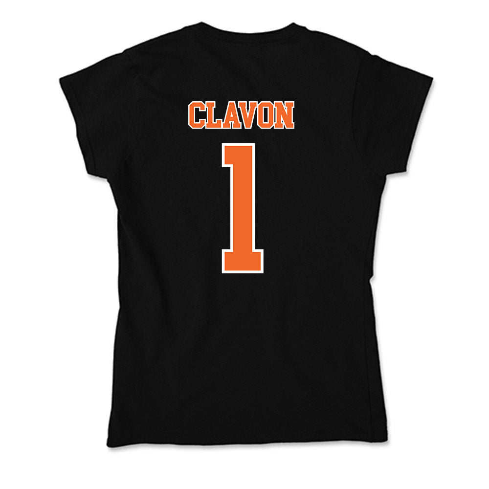 Clemson - NCAA Baseball : Bryce Clavon - Soft Style Women’s T-Shirt-1