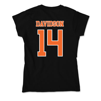 Clemson - NCAA Men's Basketball : Blake Davidson - Soft Style Women’s T-Shirt-1