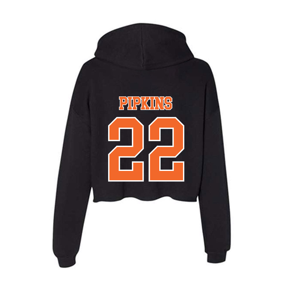 Clemson - NCAA Softball : Taylor Pipkins - Women's Crop Fleece Hoodie-1