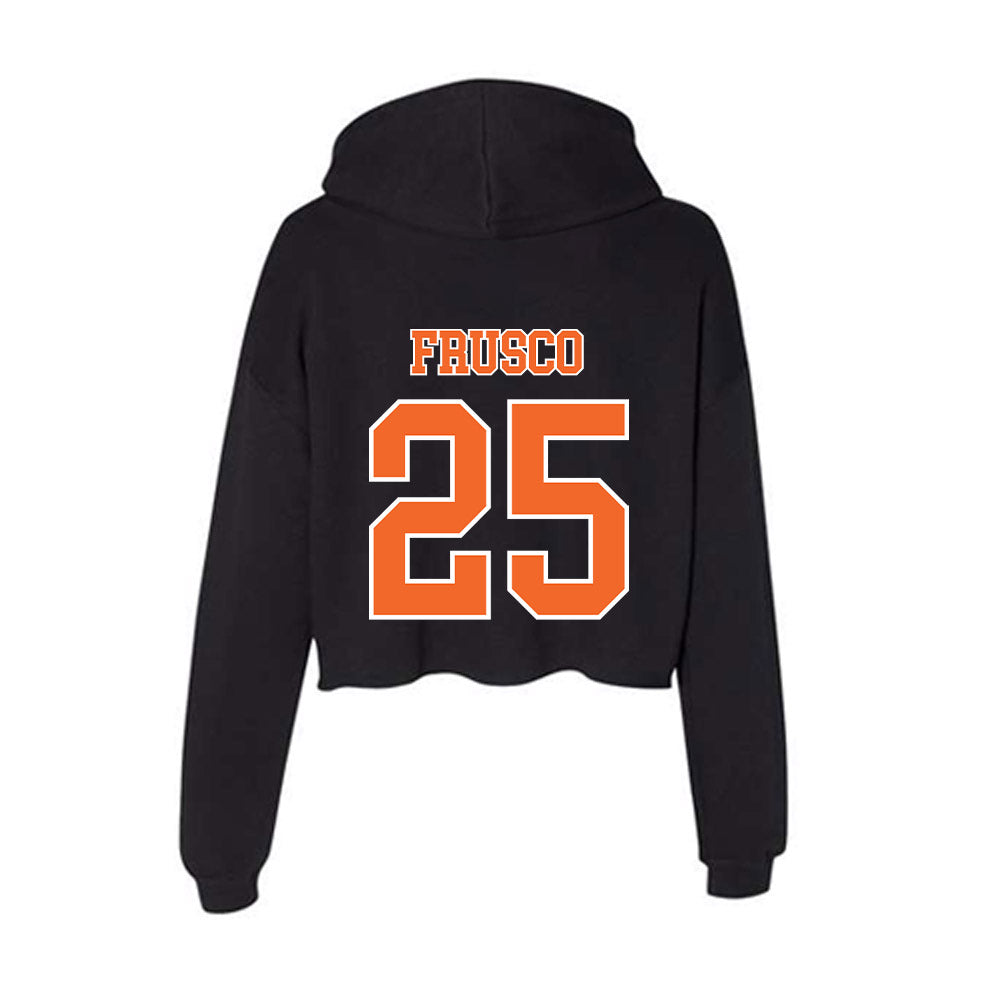 Clemson - NCAA Baseball : Nicholas Frusco - Women's Crop Fleece Hoodie-1