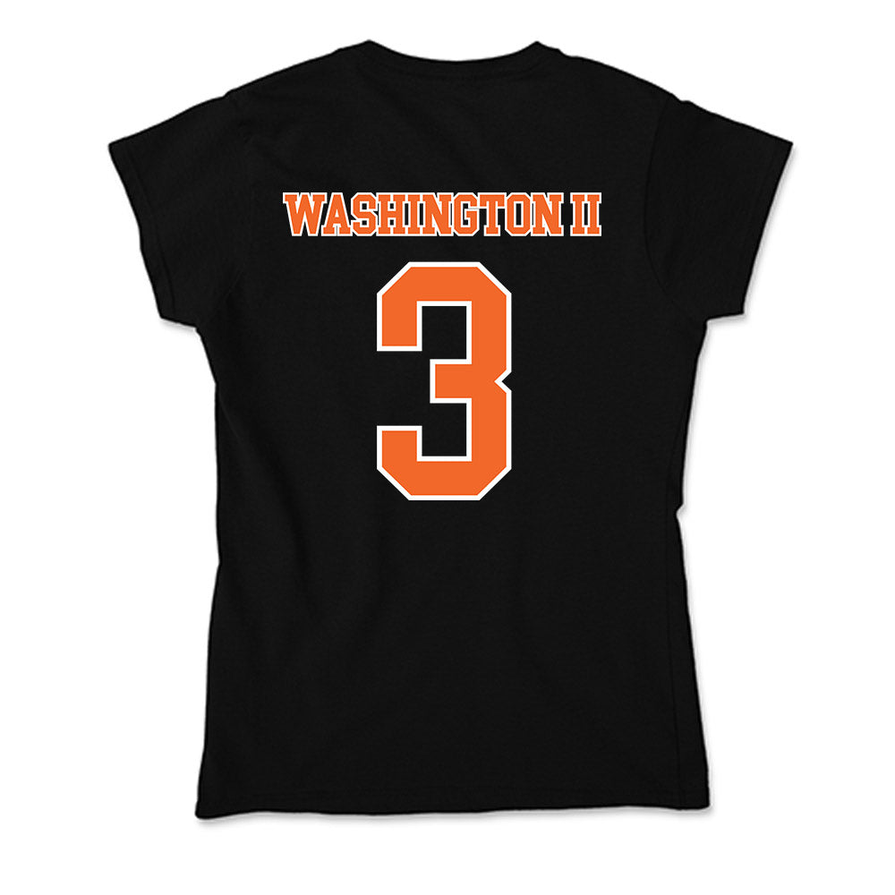Clemson - NCAA Football : Elliot Washington II - Soft Style Women’s T-Shirt-1