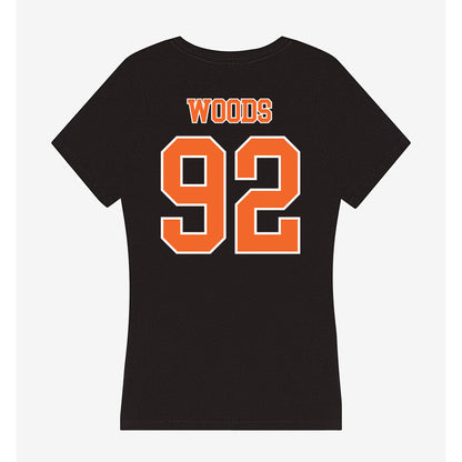 Clemson - NCAA Football : Davarrick Woods - Women's V-Neck T-Shirt-1