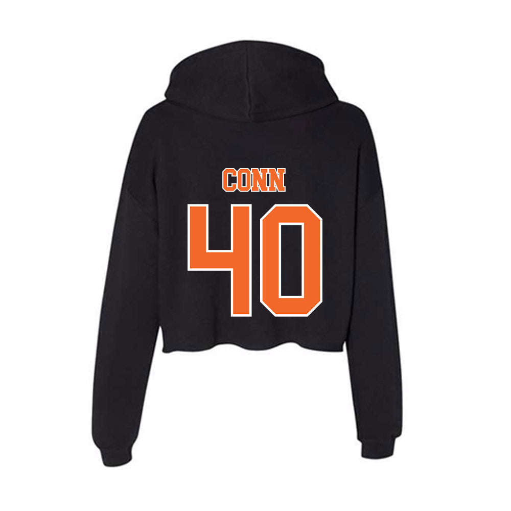 Clemson - NCAA Football : Brodey Conn - Women's Crop Fleece Hoodie-1