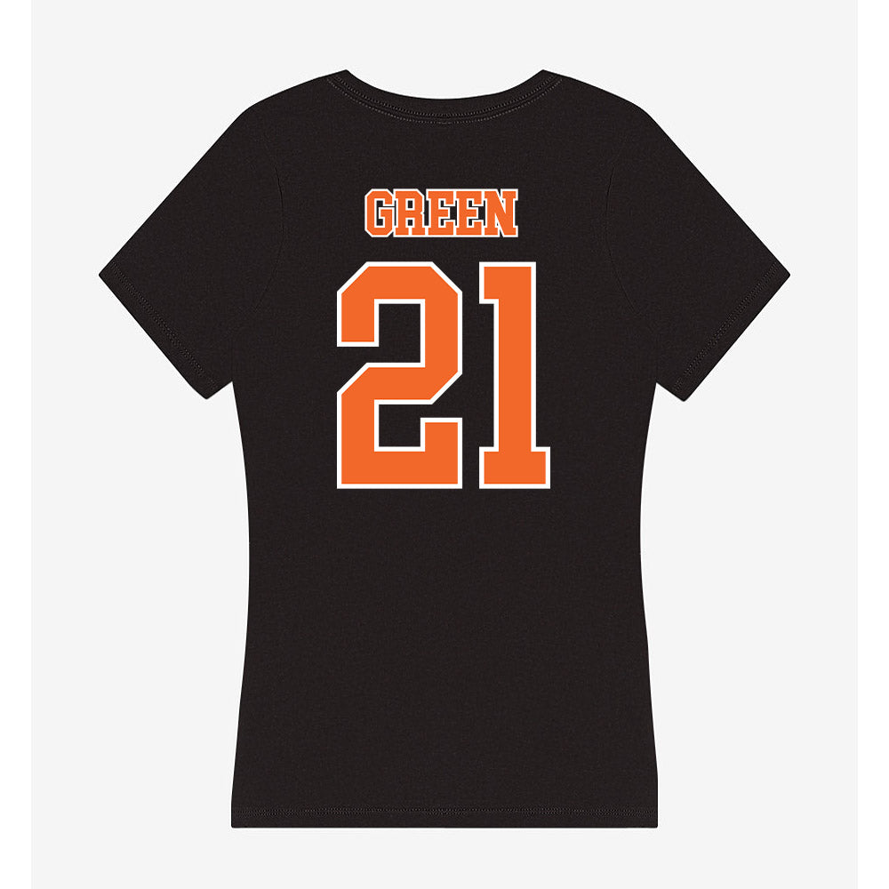 Clemson - NCAA Football : Jarvis Green - Women's V-Neck T-Shirt-1