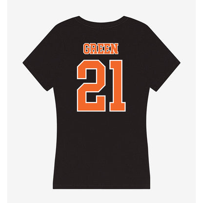 Clemson - NCAA Football : Jarvis Green - Women's V-Neck T-Shirt-1