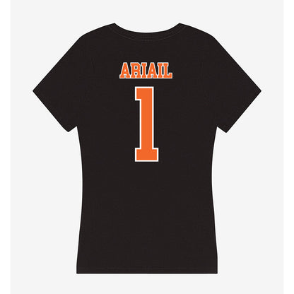 Clemson - NCAA Softball : Kennedy Ariail - Women's V-Neck T-Shirt-1
