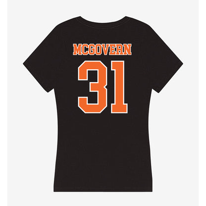Clemson - NCAA Baseball : Jacob McGovern - Women's V-Neck T-Shirt-1