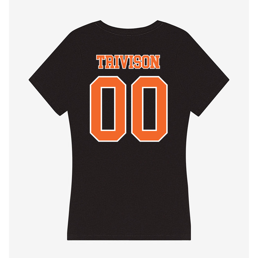Clemson - NCAA Baseball : Ethan Trivison - Women's V-Neck T-Shirt-1