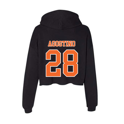 Clemson - NCAA Women's Lacrosse : Summer Agostino - Women's Crop Fleece Hoodie-1