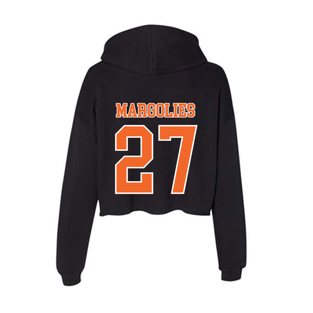 Clemson - NCAA Baseball : Dan Margolies - Women's Crop Fleece Hoodie-1