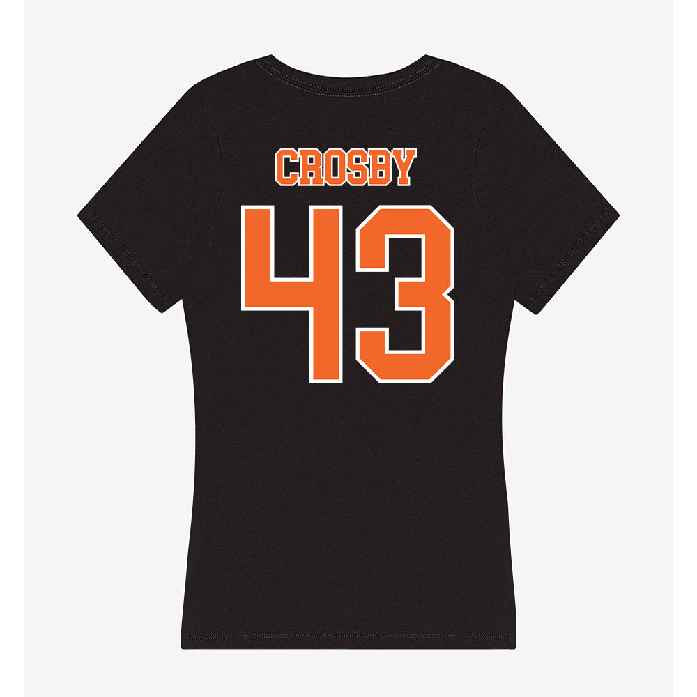 Clemson - NCAA Softball : Keira Crosby - Women's V-Neck T-Shirt-1