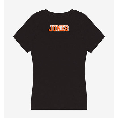 Clemson - NCAA Cheerleading : Evan Jones - Women's V-Neck T-Shirt-1