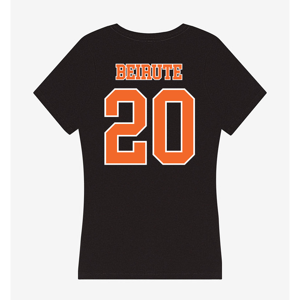 Clemson - NCAA Men's Soccer : Andres Beirute - Women's V-Neck T-Shirt-1
