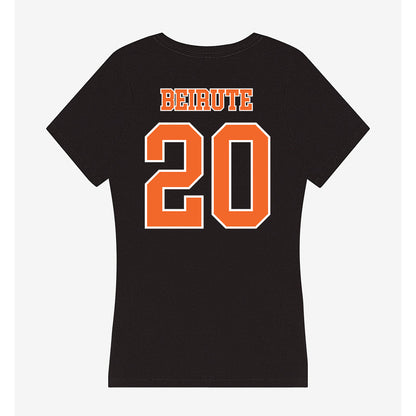 Clemson - NCAA Men's Soccer : Andres Beirute - Women's V-Neck T-Shirt-1