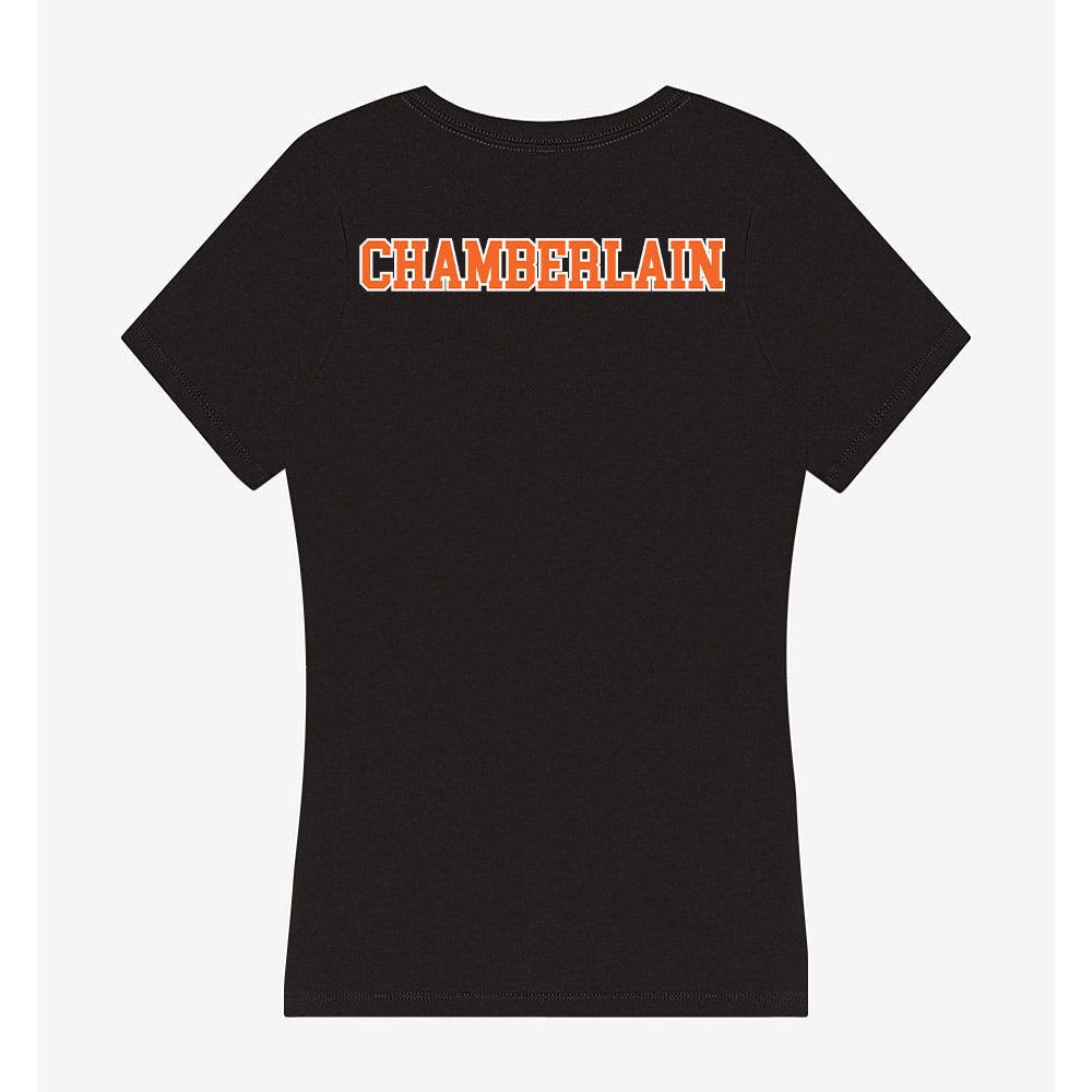 Clemson - NCAA Cheerleading : Jackson Chamberlain - Women's V-Neck T-Shirt-1