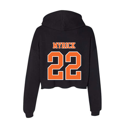 Clemson - NCAA Football : Corey Myrick - Women's Crop Fleece Hooded Sweatshirt-1