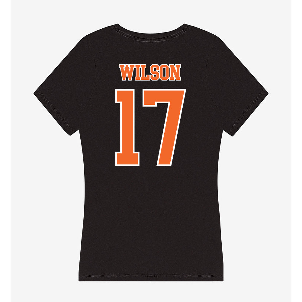 Clemson - NCAA Softball : Ava Wilson - Women's V-Neck T-Shirt-1