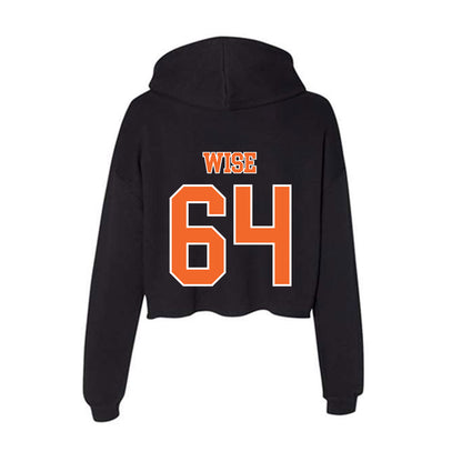 Clemson - NCAA Football : Grant Wise - Women's Crop Fleece Hoodie-1