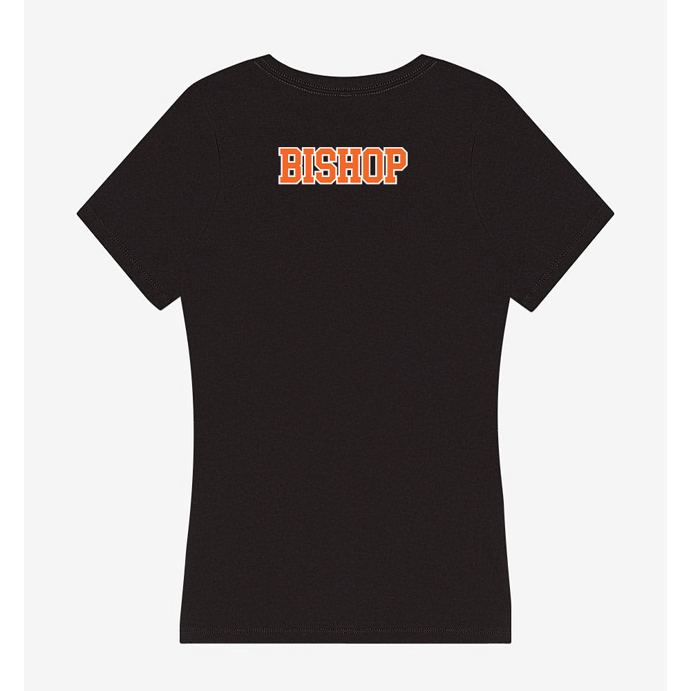 Clemson - NCAA Men's Track & Field : Tafari Bishop - Women's V-Neck T-Shirt-1