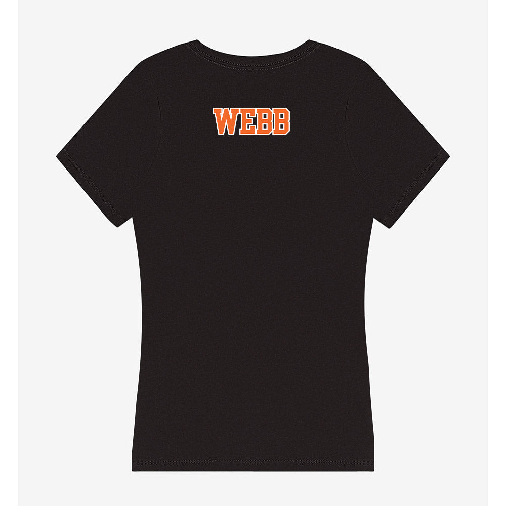 Clemson - NCAA Women's Track & Field : Aiya Webb - Women's V-Neck T-Shirt-1