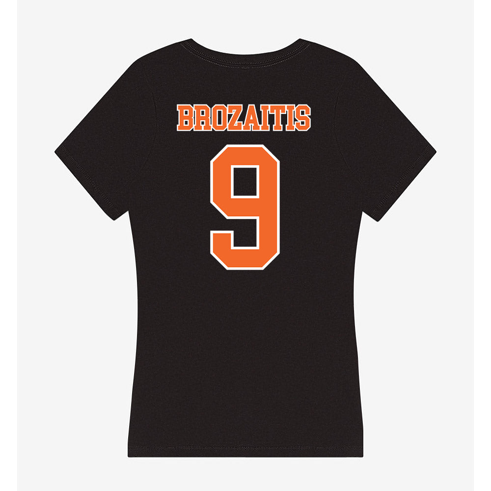 Clemson - NCAA Softball : Natalie Brozaitis - Women's V-Neck T-Shirt-1