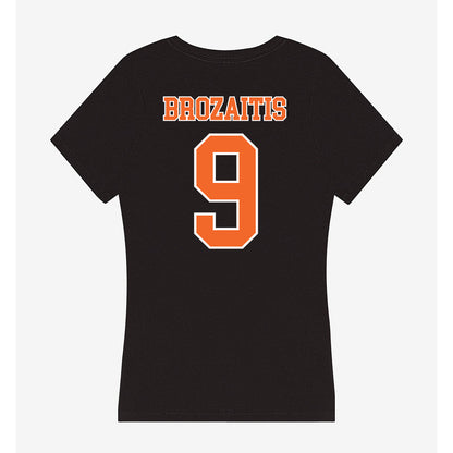 Clemson - NCAA Softball : Natalie Brozaitis - Women's V-Neck T-Shirt-1