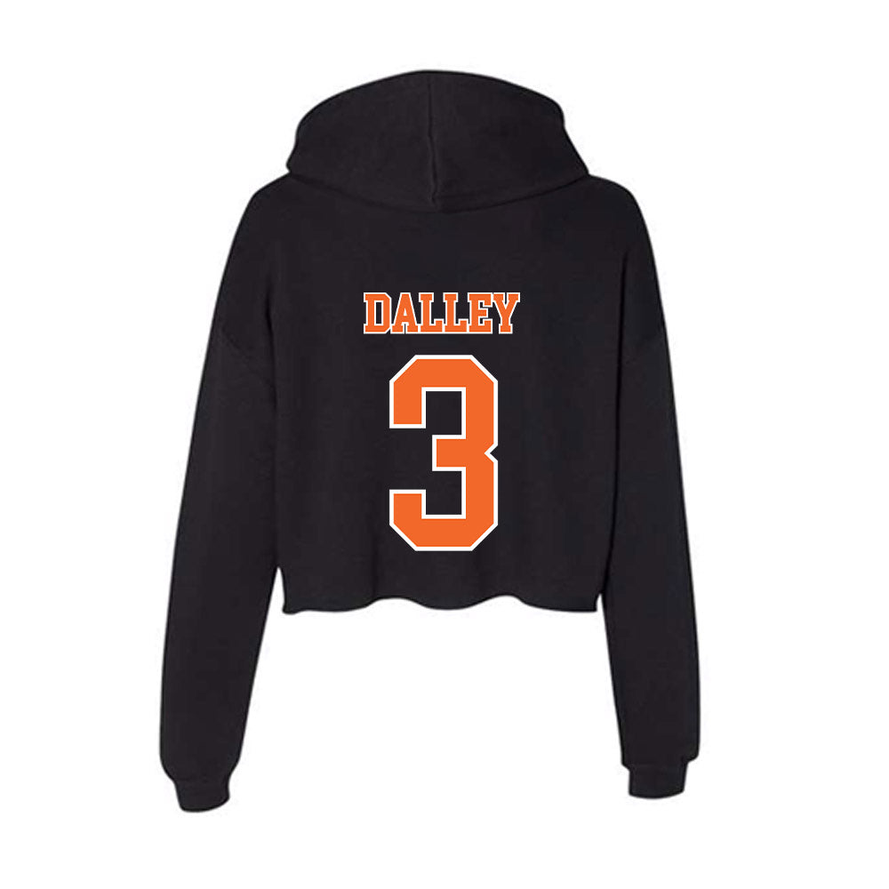 Clemson - NCAA Baseball : Ty Dalley - Women's Crop Fleece Hoodie-1