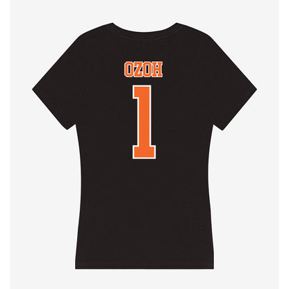 Clemson - NCAA Women's Volleyball : Ihuoma Ozoh - Women's V-Neck T-Shirt-1