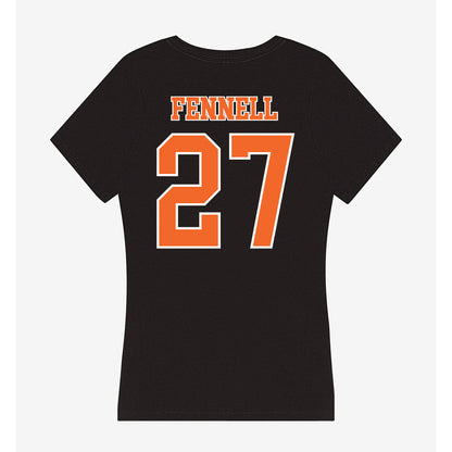 Clemson - NCAA Softball : Riley Fennell - Women's V-Neck T-Shirt-1