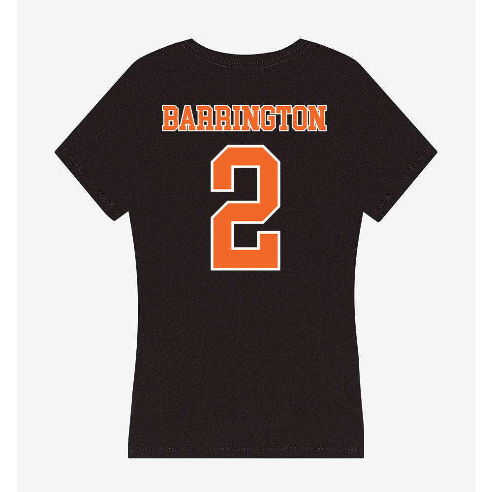 Clemson - NCAA Women's Basketball : Kinsley Barrington - Women's V-Neck T-Shirt-1