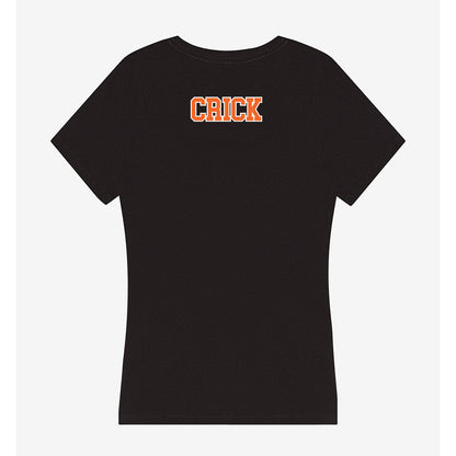 Clemson - NCAA Men's Track & Field : Charlie Crick - Women's V-Neck T-Shirt-1