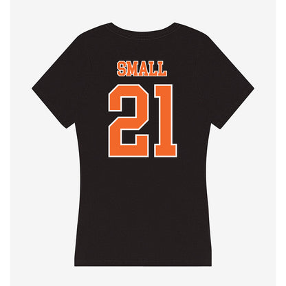 Clemson - NCAA Women's Soccer : Carla Small - Women's V-Neck T-Shirt-1