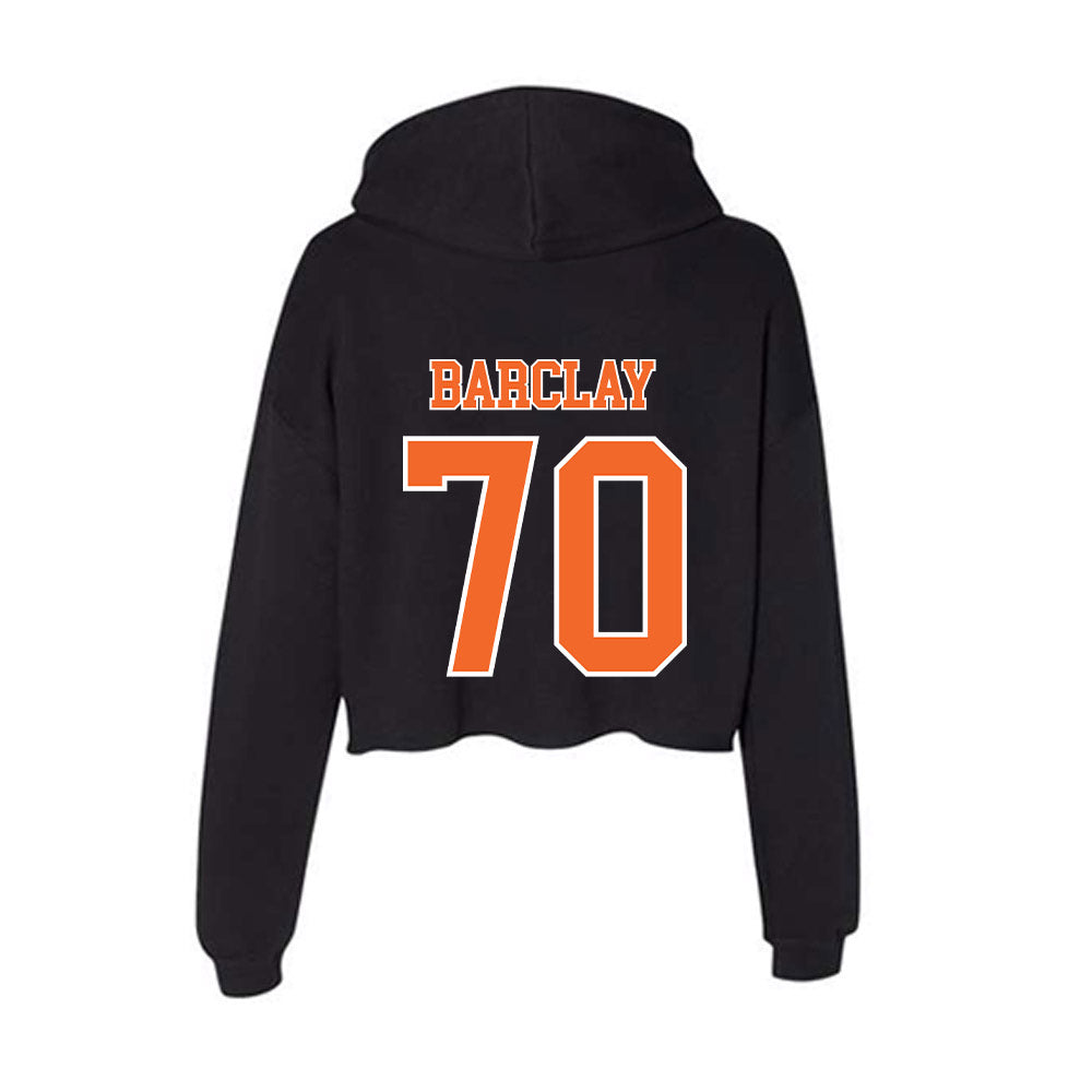 Clemson - NCAA Football : Chancellor Barclay - Women's Crop Fleece Hoodie-1