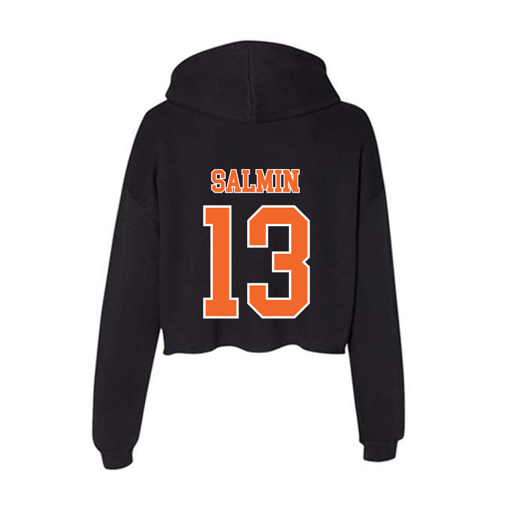 Clemson - NCAA Football : Connor Salmin - Women's Crop Fleece Hoodie-1