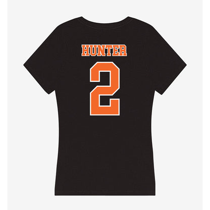 Clemson - NCAA Men's Basketball : Dillon Hunter - Women's V-Neck T-Shirt-1
