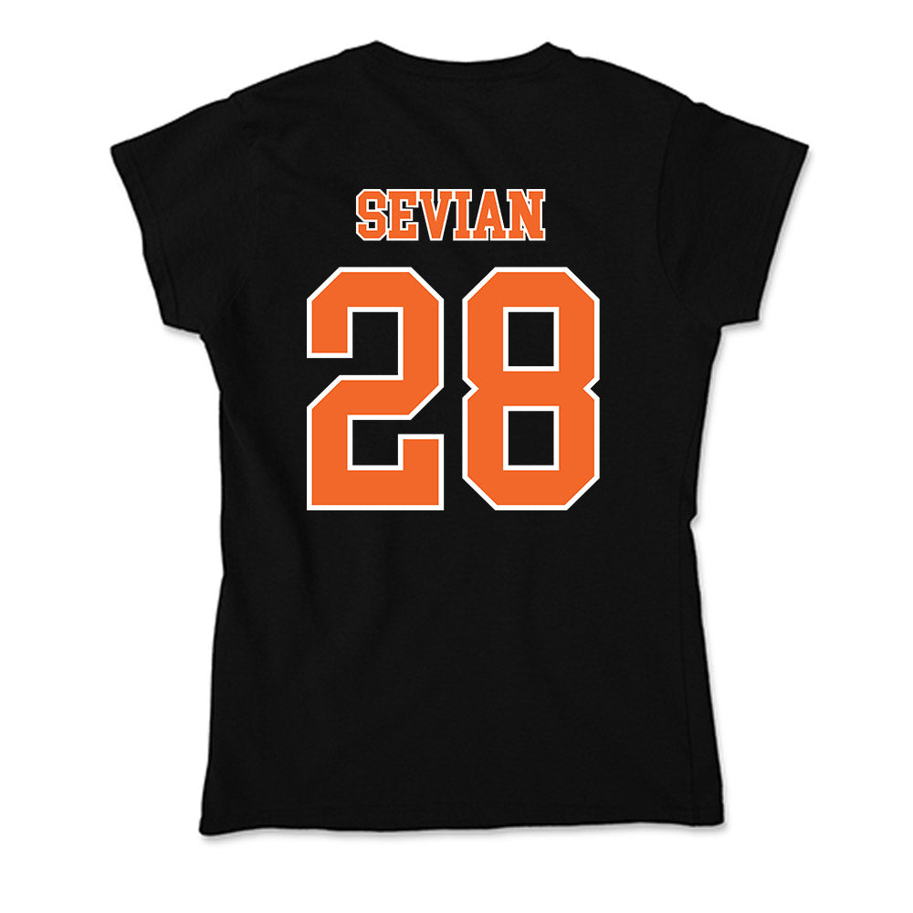 Clemson - NCAA Men's Soccer : Xander Sevian - Soft Style Women’s T-Shirt-1