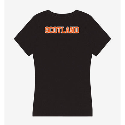 Clemson - NCAA Women's Track & Field : Shyhiem Scotland - Women's V-Neck T-Shirt-1