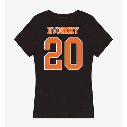 Clemson - NCAA Baseball : Nathan Dvorsky - Women's V-Neck T-Shirt-1