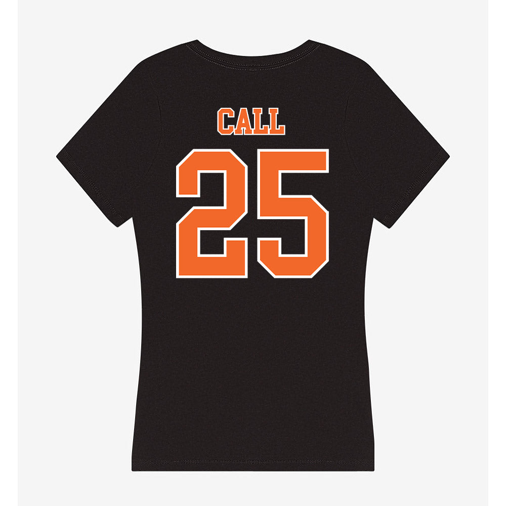 Clemson - NCAA Softball : Abbi Call - Women's V-Neck T-Shirt-1