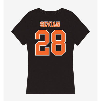 Clemson - NCAA Men's Soccer : Xander Sevian - Women's V-Neck T-Shirt-1