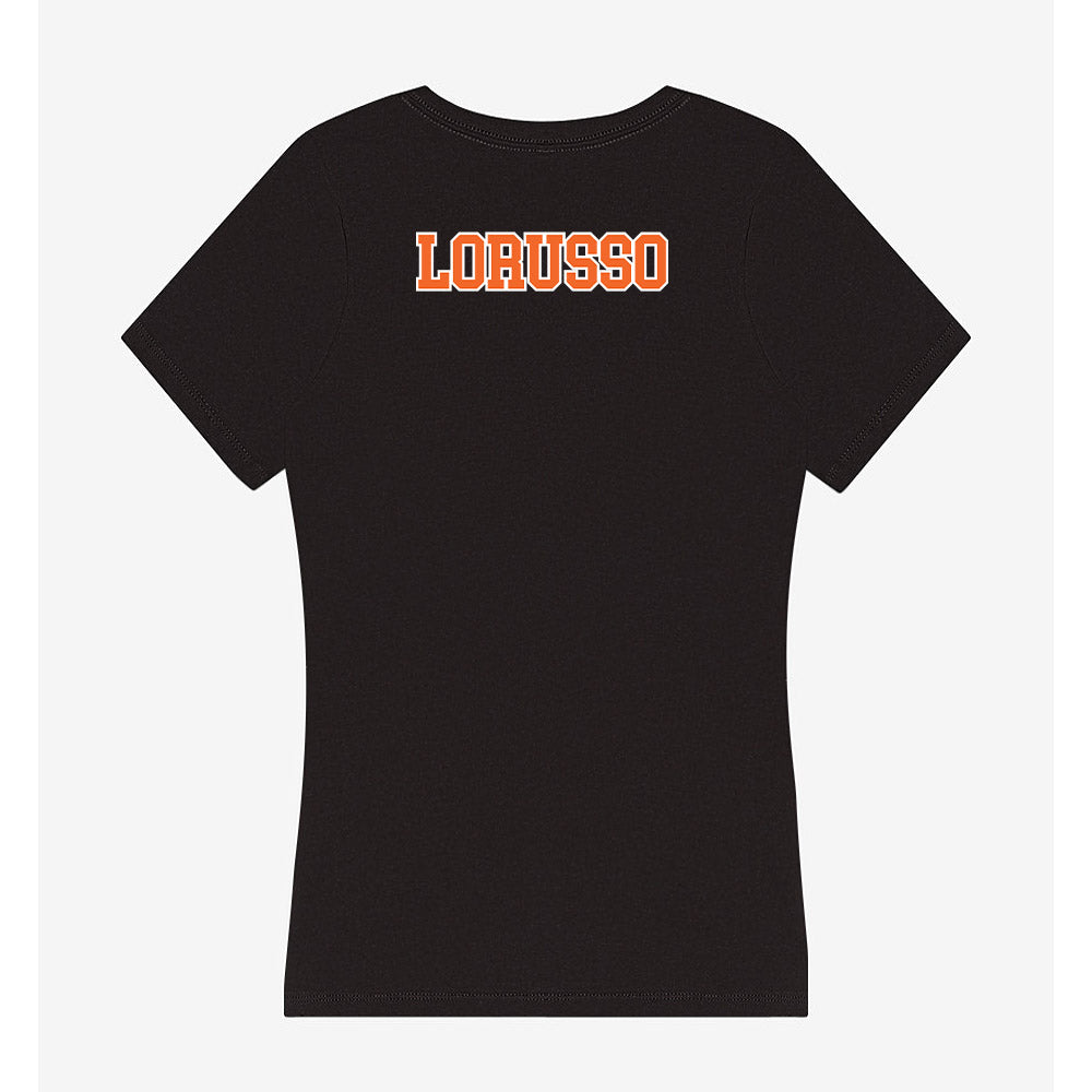 Clemson - NCAA Cheerleading : Sabrina LoRusso - Women's V-Neck T-Shirt-1