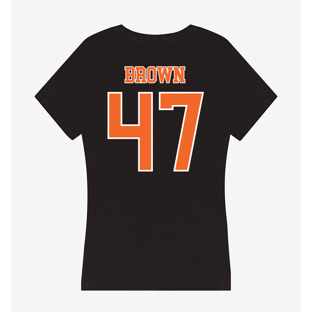 Clemson - NCAA Football : Sammy Brown - Women's V-Neck T-Shirt-1
