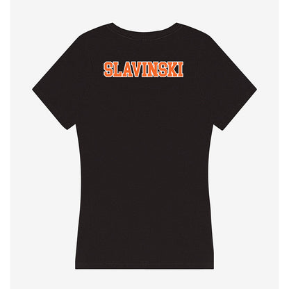 Clemson - NCAA Men's Track & Field : Blaik Slavinski - Women's V-Neck T-Shirt-1