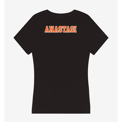 Clemson - NCAA Women's Gymnastics : Paige Anastasi - Women's V-Neck T-Shirt-1