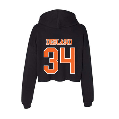 Clemson - NCAA Women's Lacrosse : Jordan DeBlasio - Women's Crop Fleece Hoodie-1